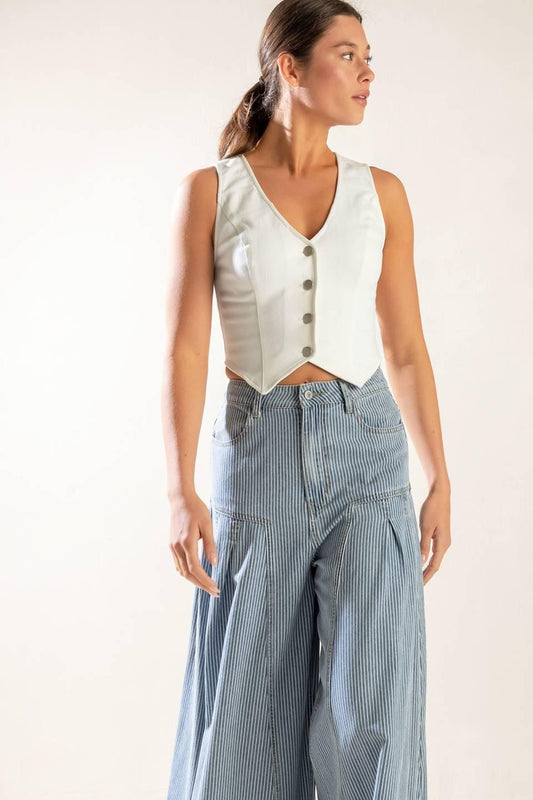 THE LILY'S SECRET DENIM VEST