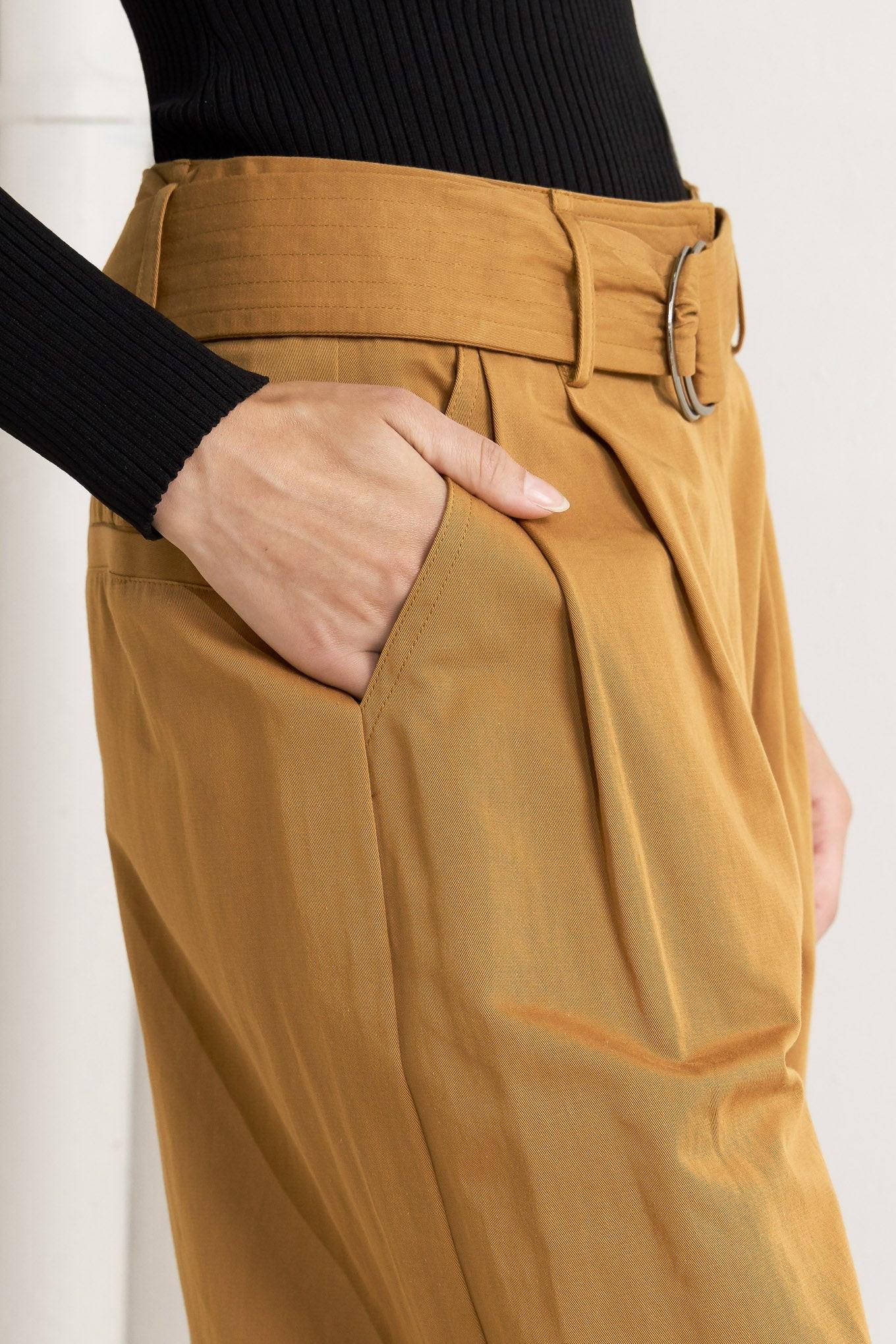 ELEGANCE UNVEILED WOVEN PANTS