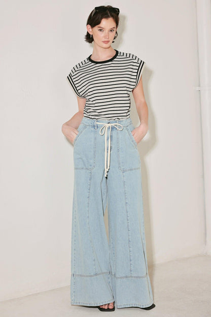 WEEKEND SOUNDTRACK DENIM PANTS