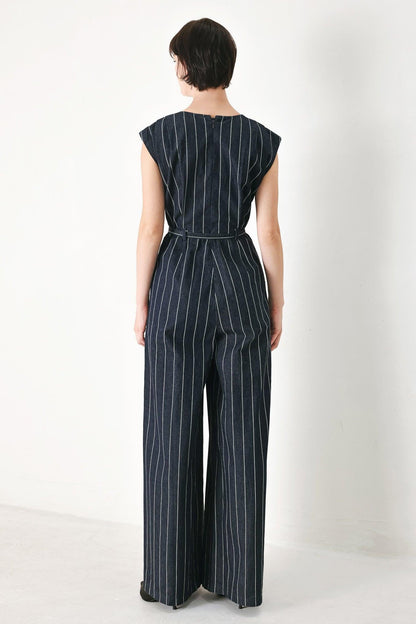 SOFT LINE ROMANCE WOVEN JUMPSUIT