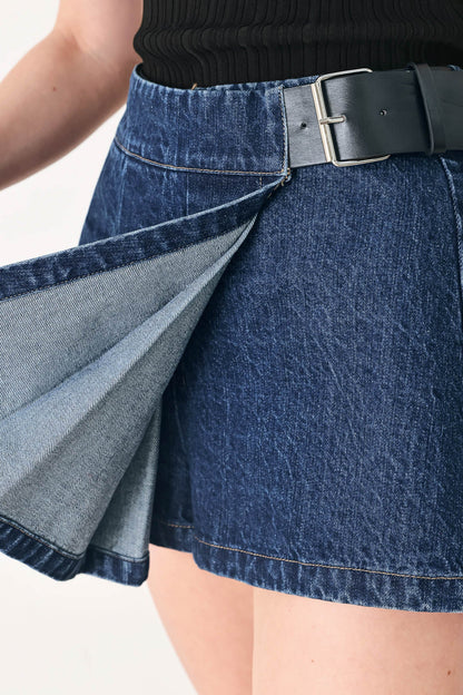 THE POWER MOVE DENIM SKORT