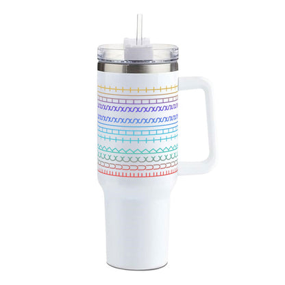 Sideways Mood - Insulated 40oz Sarcastic Tumbler w/ Handle