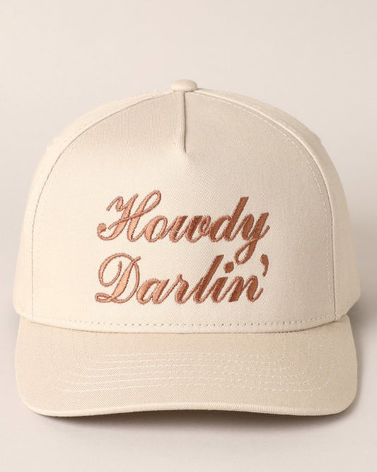 Howdy Darlin’ Baseball Style Cap
