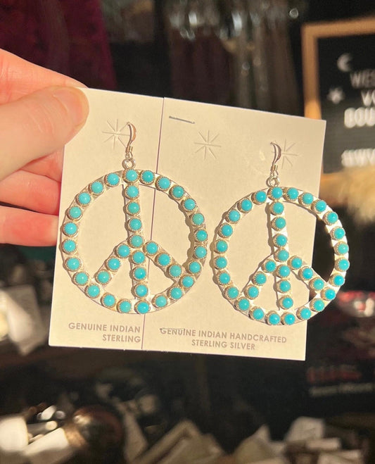 The Peace Sign Earrings