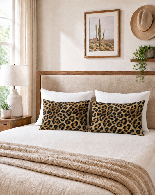 Baha Ranch Leopard Pillow Case Made in America