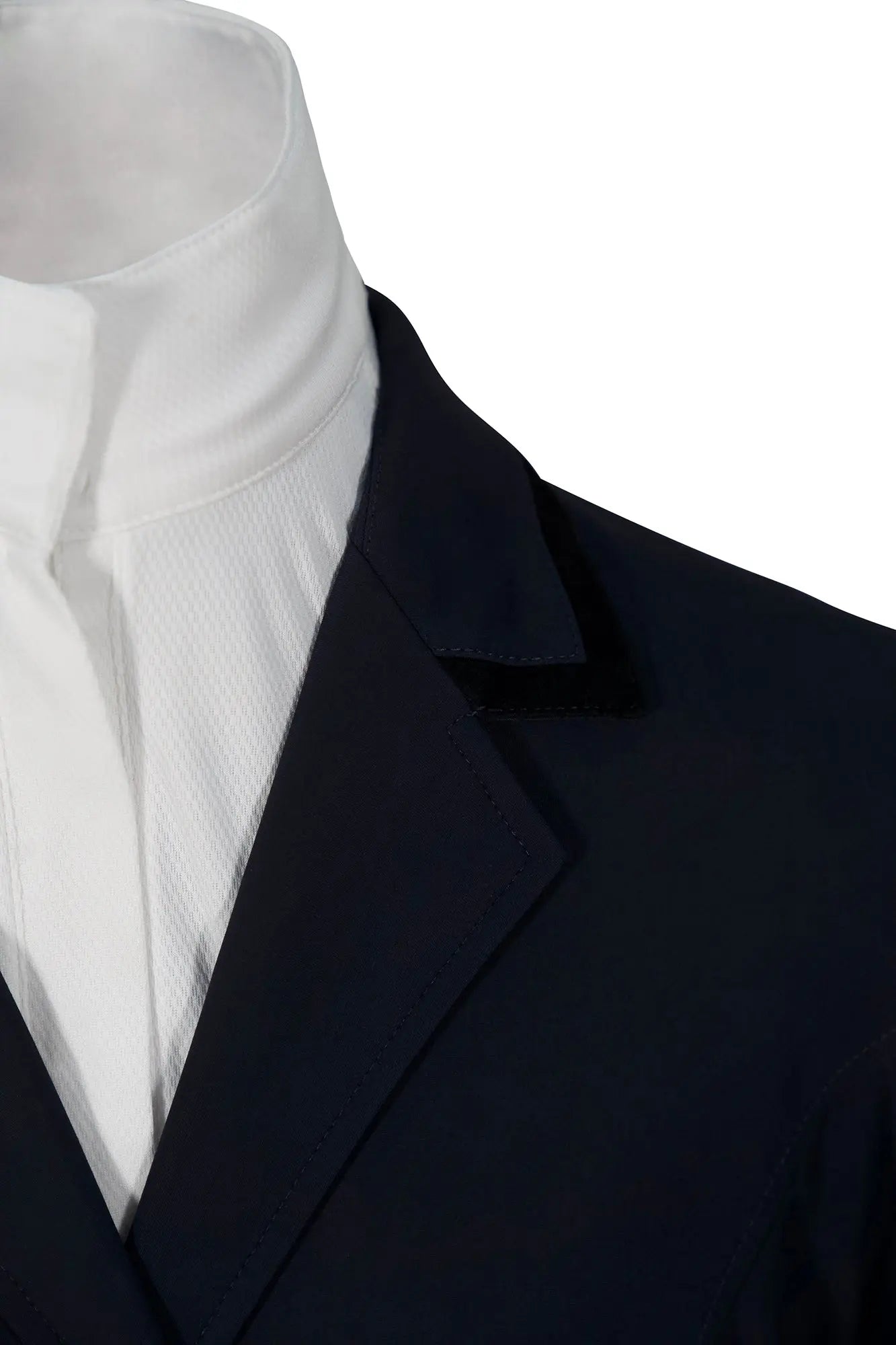 Grand Prix Saltare Premio 4 Button Riding Show Coat, Navy with Black