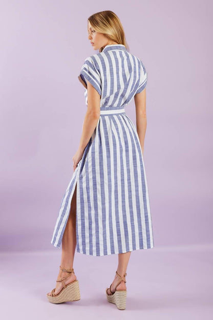 WOULD'VE BEEN THE ONE WOVEN MIDI DRESS