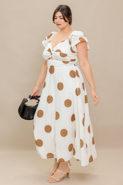 MOJITO MOOD WOVEN MIDI DRESS