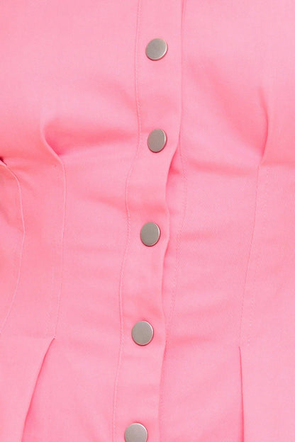 COTTON CANDY DAYS WOVEN MINI DRESS