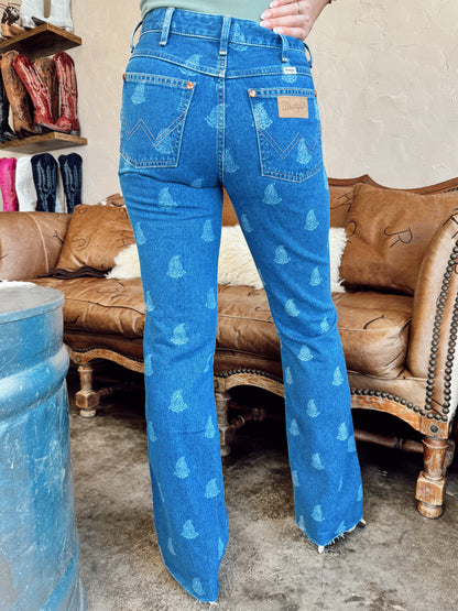 The Wrangler Westward Paisley Bootcut Jeans