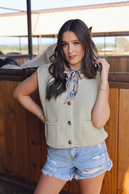 The Saline Sweater Vest EXTRA SMALL