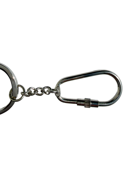 Huntley Equestrian Silver D-Bit Keychain