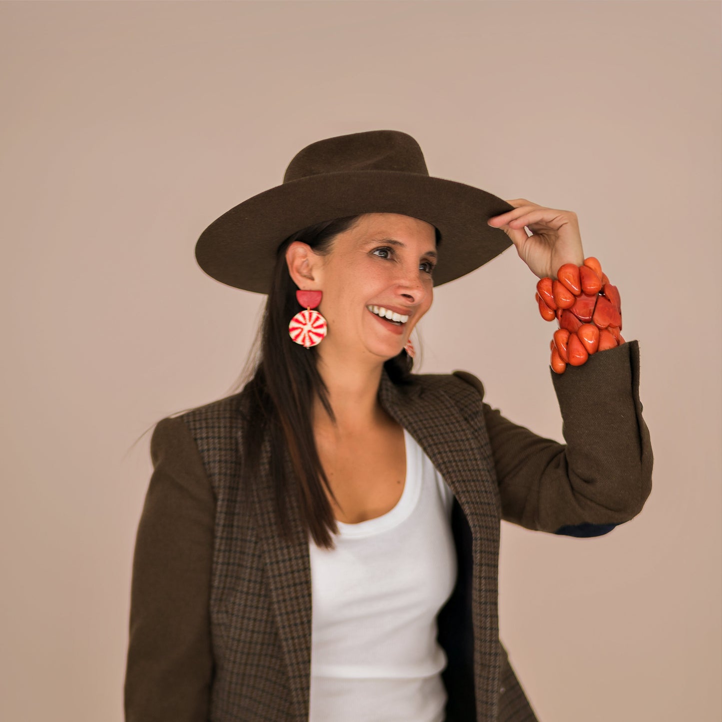 STRAW EARRINGS