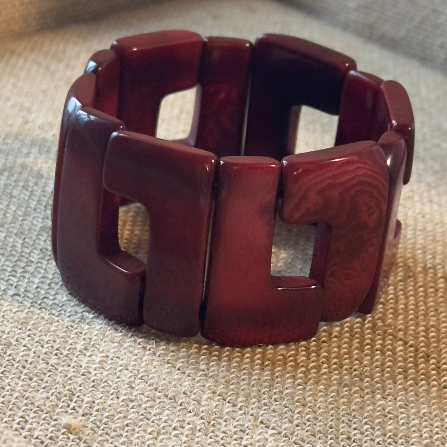 GEOMETRIC TAGUA NUT BRACELETS