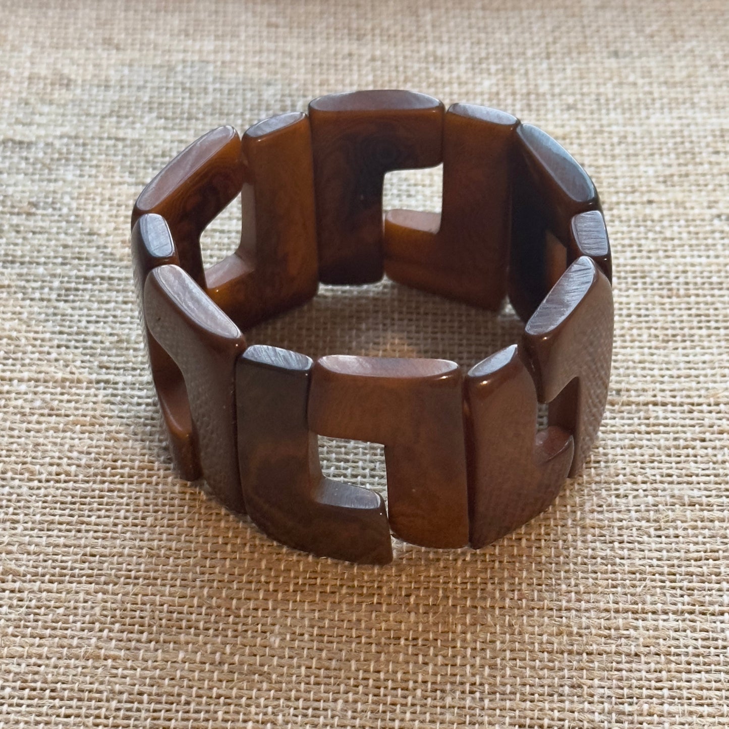 GEOMETRIC TAGUA NUT BRACELETS
