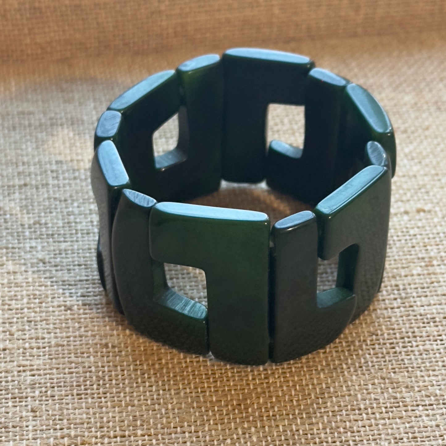 GEOMETRIC TAGUA NUT BRACELETS