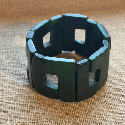GEOMETRIC TAGUA NUT BRACELETS