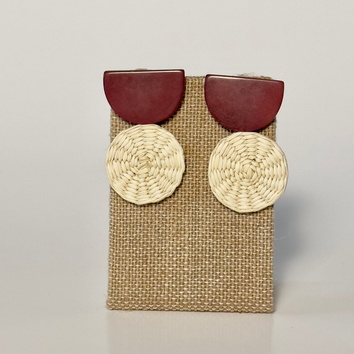 STRAW EARRINGS
