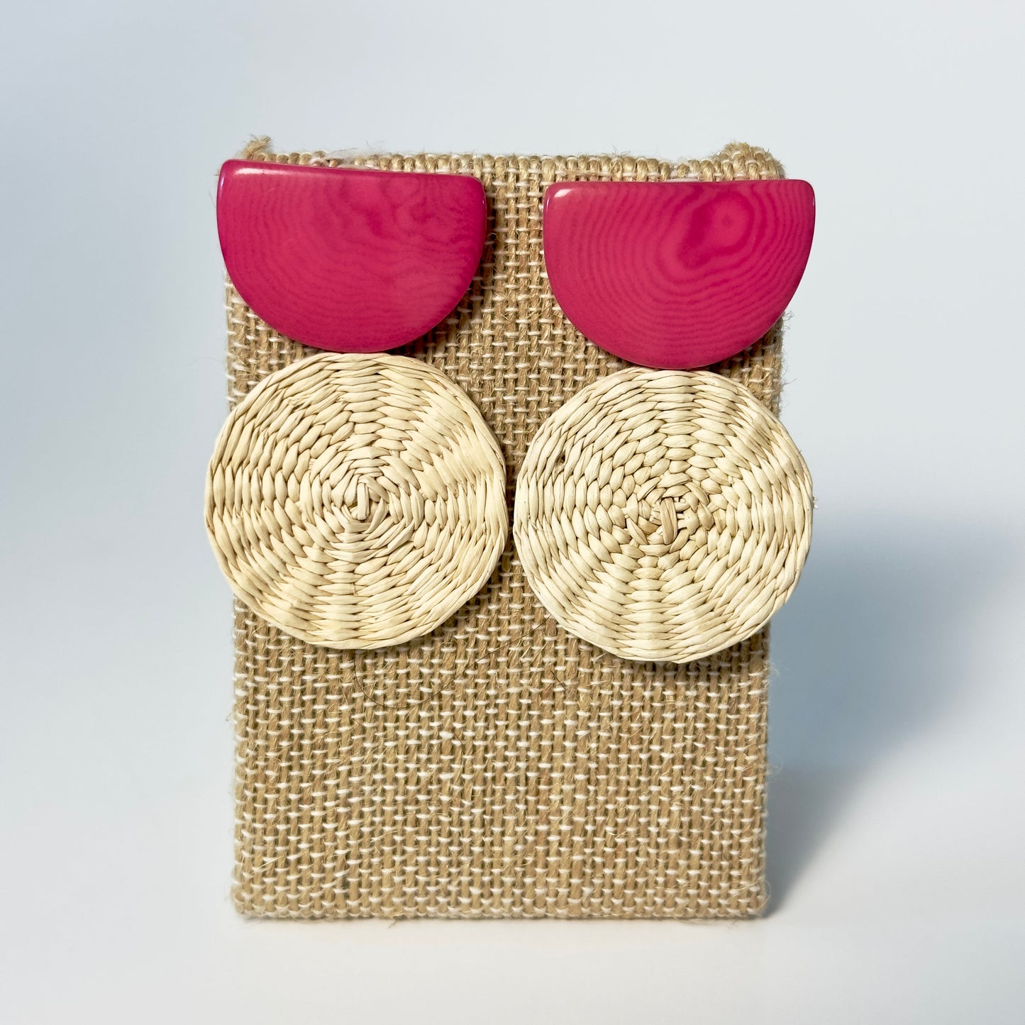 STRAW EARRINGS
