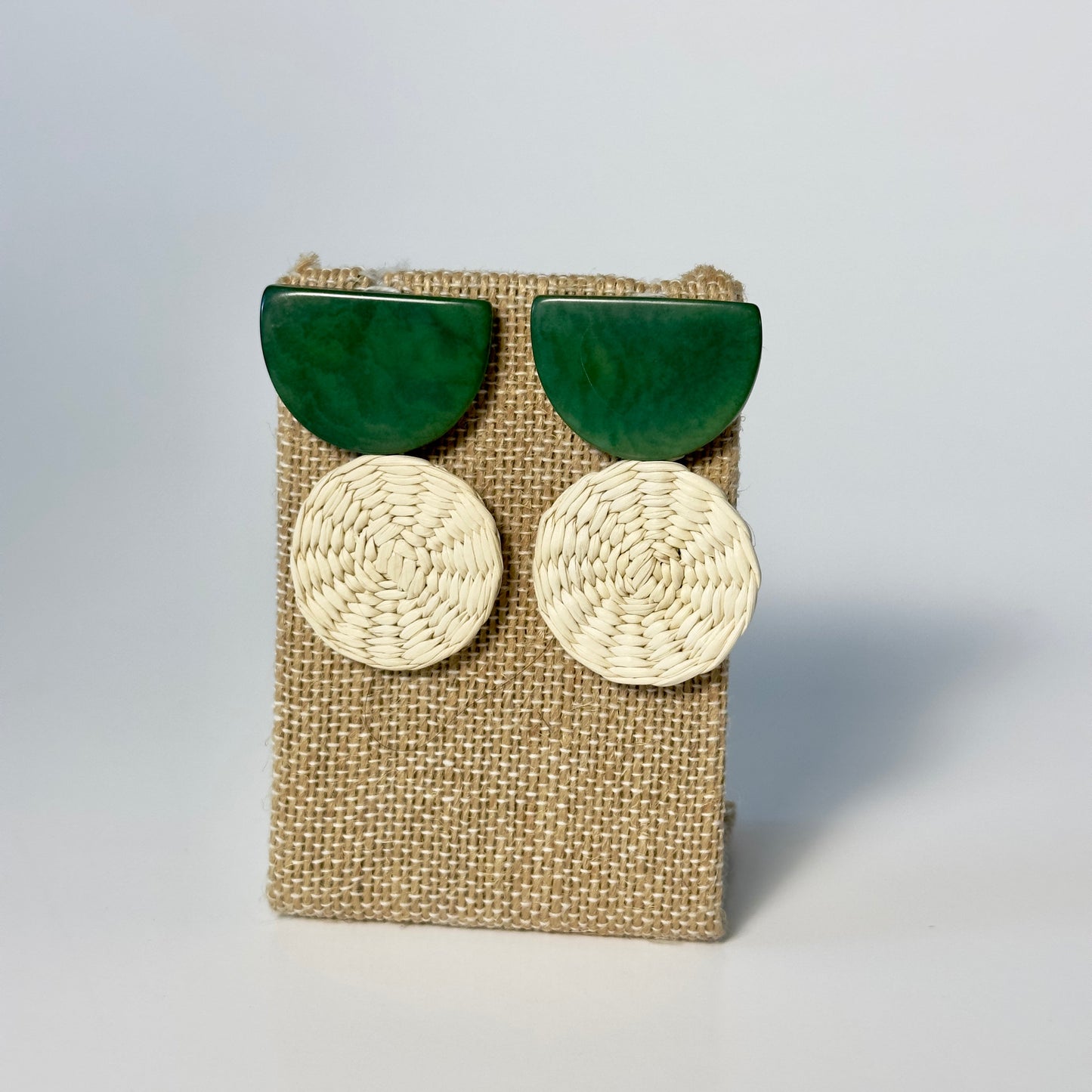 STRAW EARRINGS