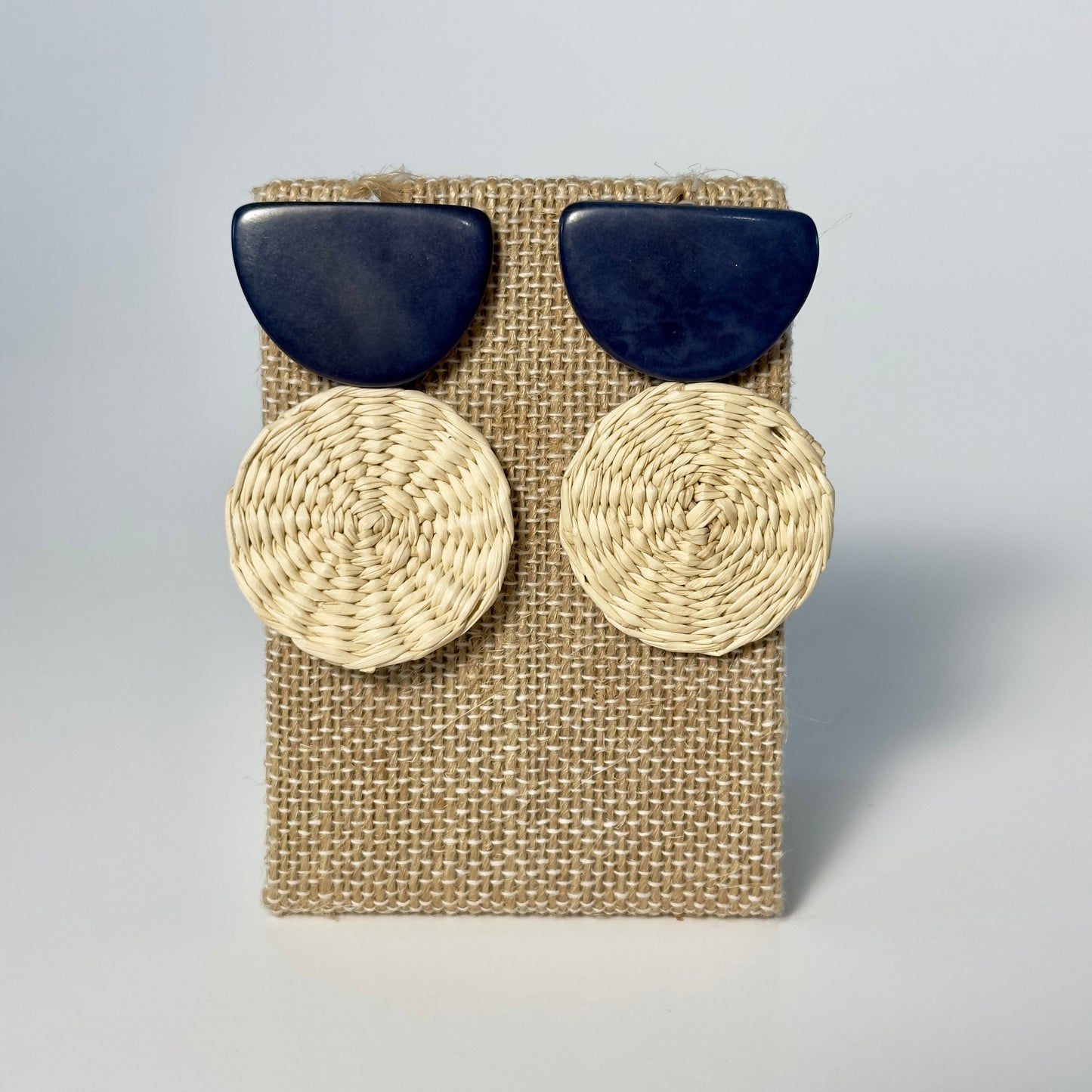 STRAW EARRINGS