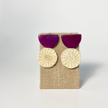 STRAW EARRINGS