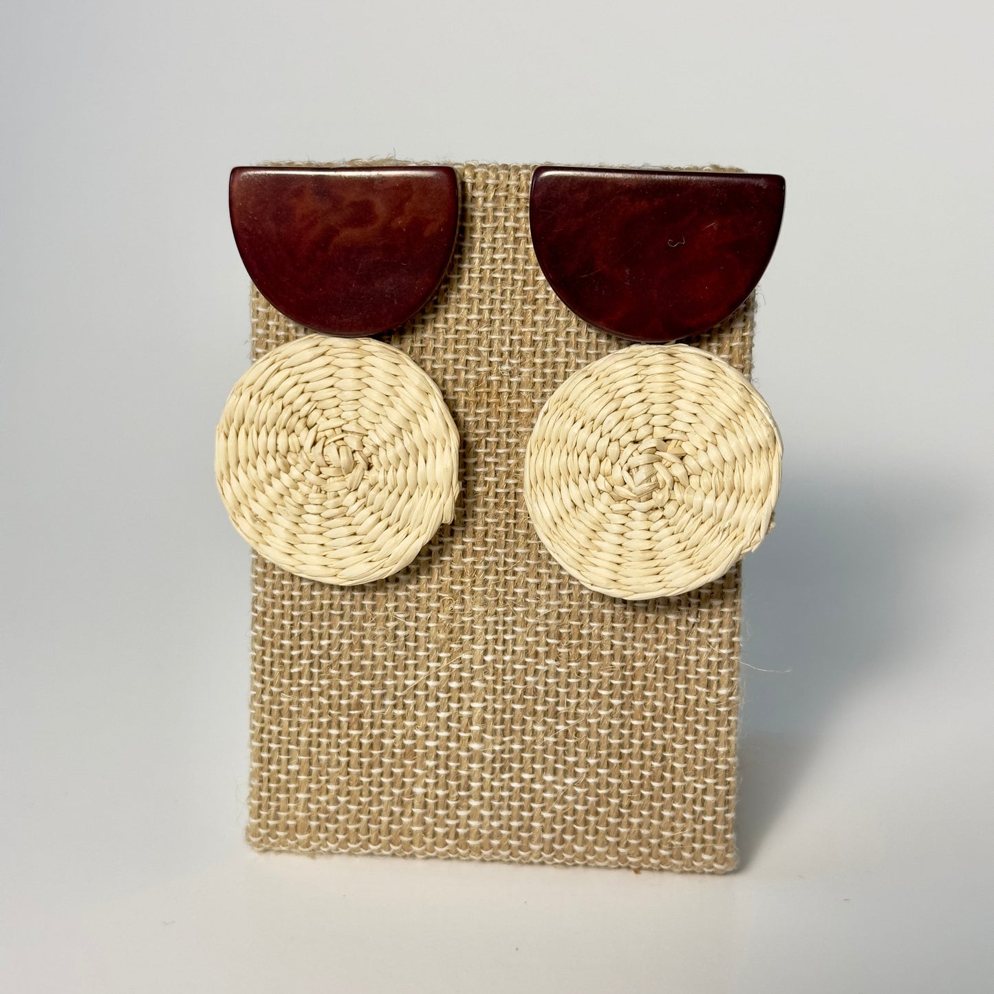 STRAW EARRINGS