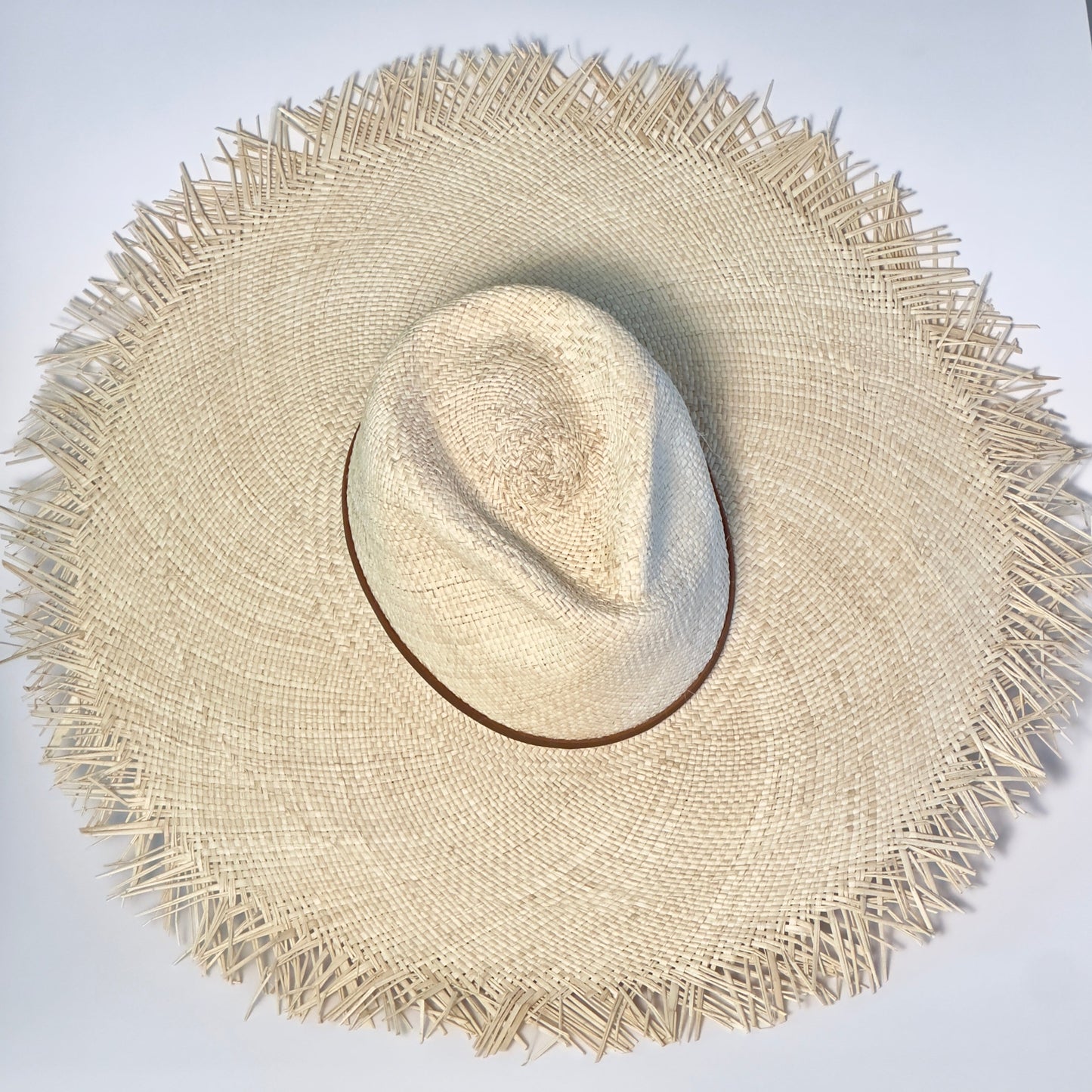 VACATION FRINGED SUN HAT