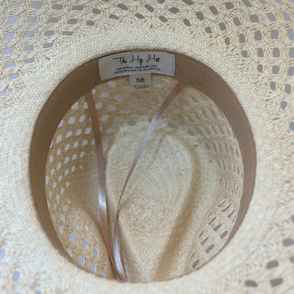 OPEN WEAVE STRAW HAT