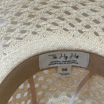 OPEN WEAVE STRAW HAT