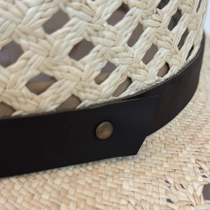 OPEN WEAVE STRAW HAT