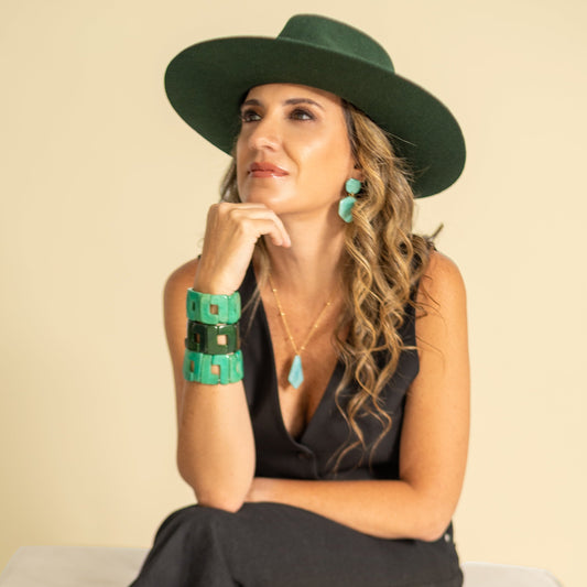 GEOMETRIC TAGUA NUT BRACELETS