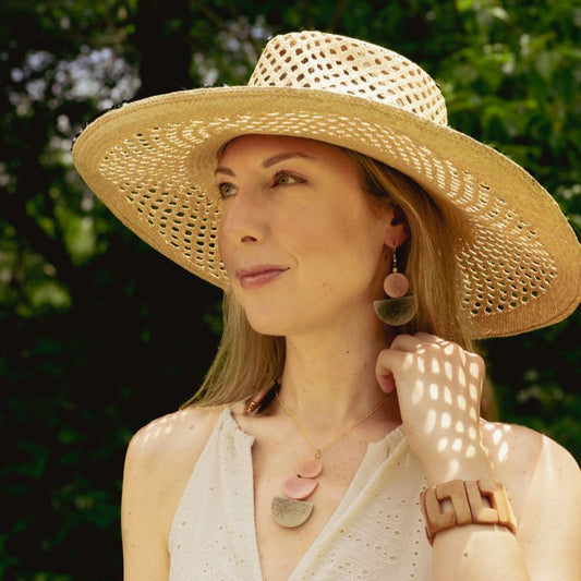 OPEN WEAVE STRAW HAT