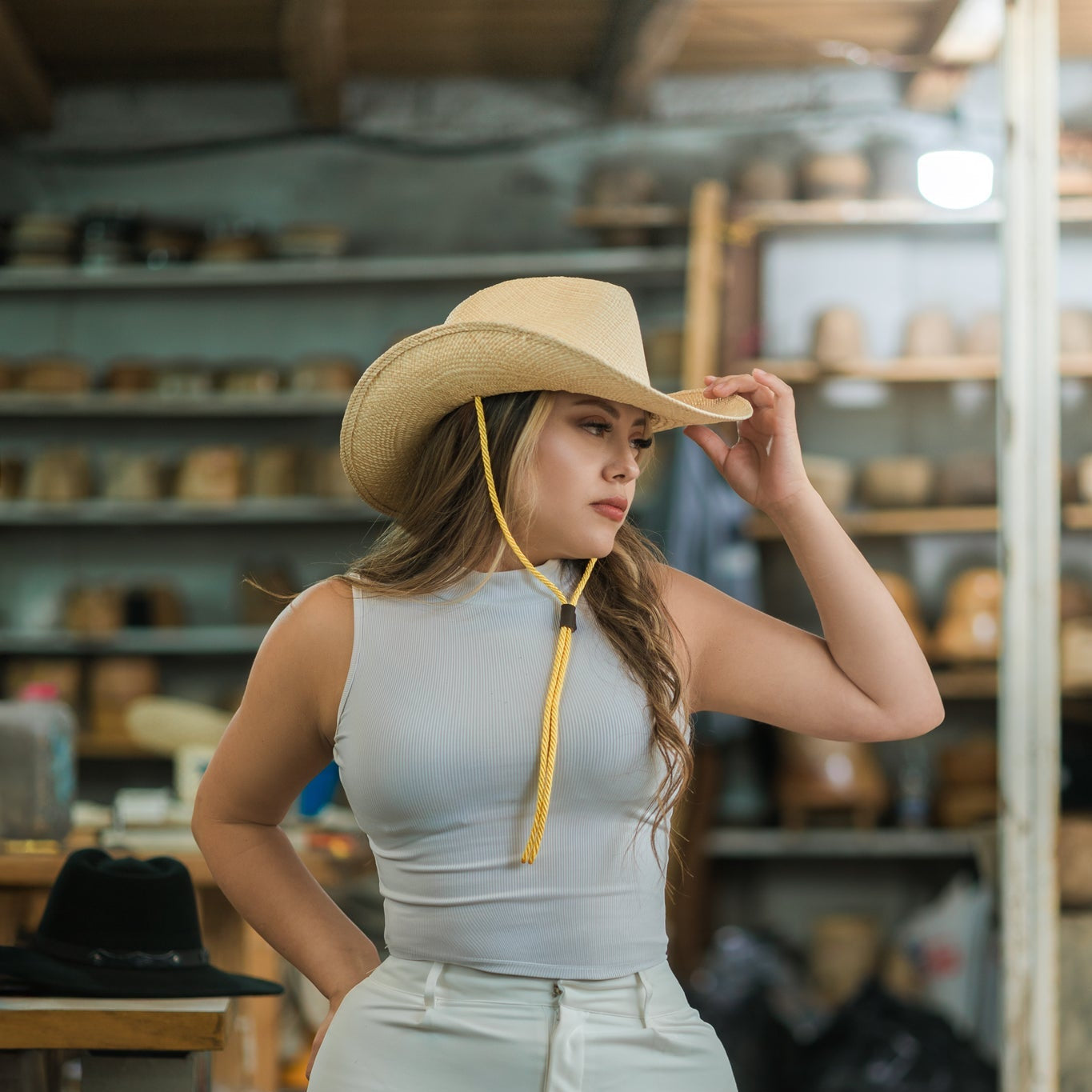COASTAL COWGIRL STRAW BANDIDO HAT