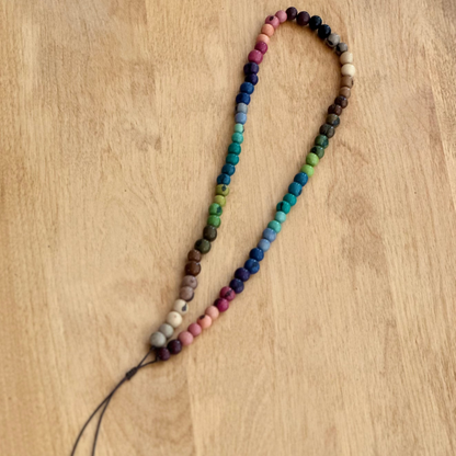 COLORFUL ADJUSTABLE BEADED HAT BAND