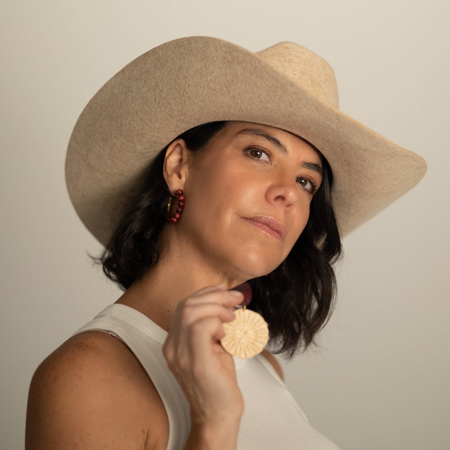 STRAW EARRINGS