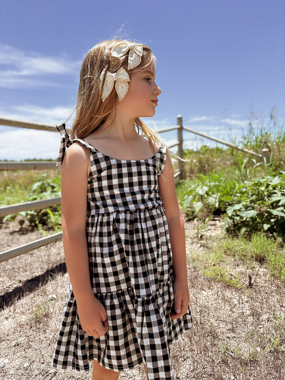 Mommy & Me Adult Plaid Smocked Dress