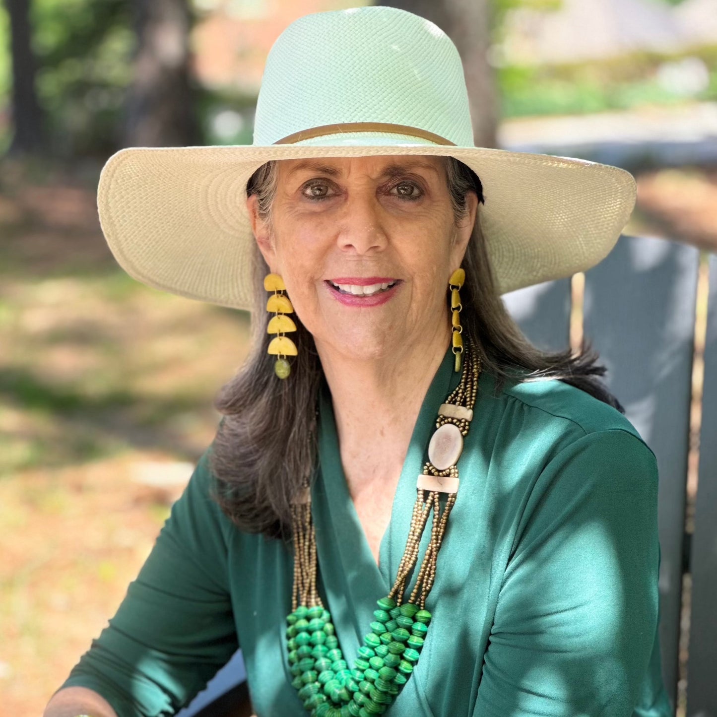 LARGE BRIM NATURAL STRAW HAT