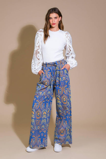 I'M IN CHARGE WOVEN PANTS