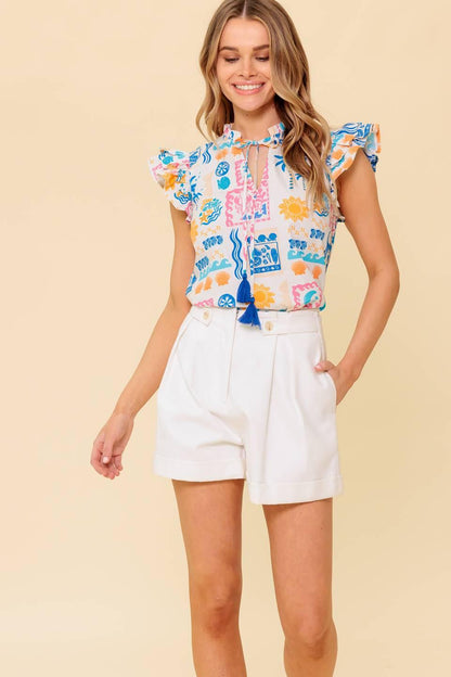 VENTURA VISION WOVEN TOP