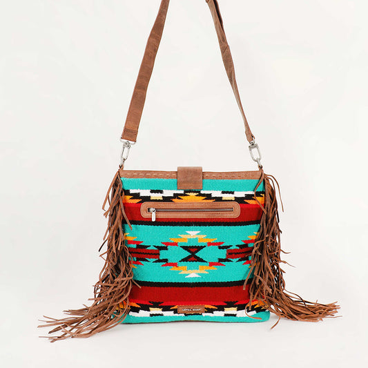 Loyal West Long Chap Cowhide Tassle Bag