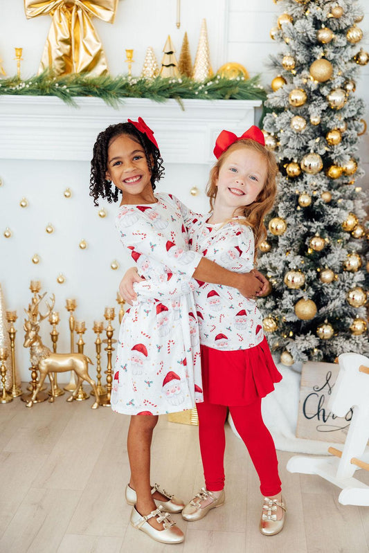 Mistletoe Magic L/S Ruffle Tee