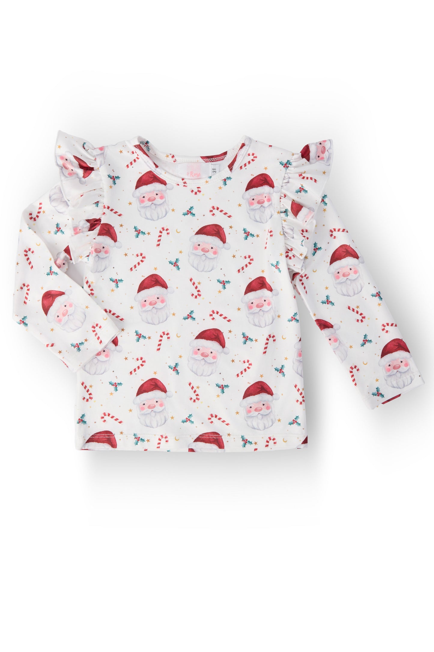 Mistletoe Magic L/S Ruffle Tee