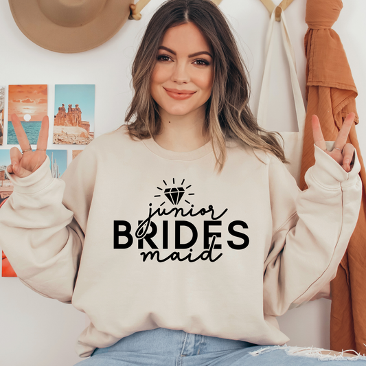 Junior Bridesmaid Ready To Press DTF Transfers, DTF Hot Peel