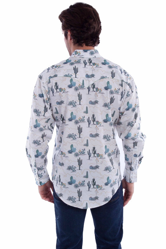 Scully Prickly Trails - Men's Western Shirt
