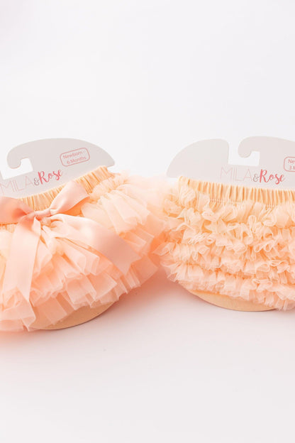 Peach Ruffle Bum Bloomer