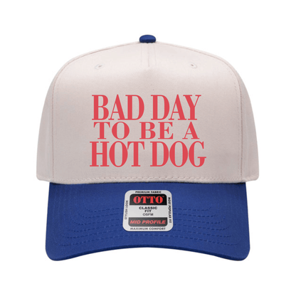 Bad Day to Be a Hot Dog Trucker Hat – Funny Fourth of July Patriotic Hat