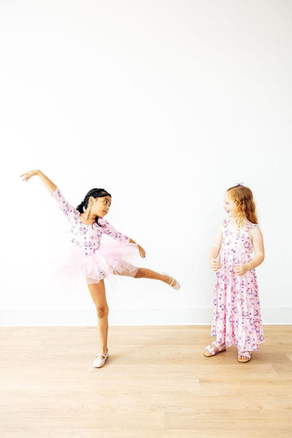 SALE Retro Daydream 3/4 Sleeve Tutu Leotard