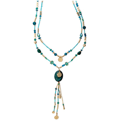 Bluestone Shine Strand Necklace