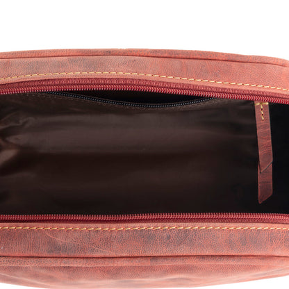 Eagle's Talon Toiletries Bag in Smoky Rust